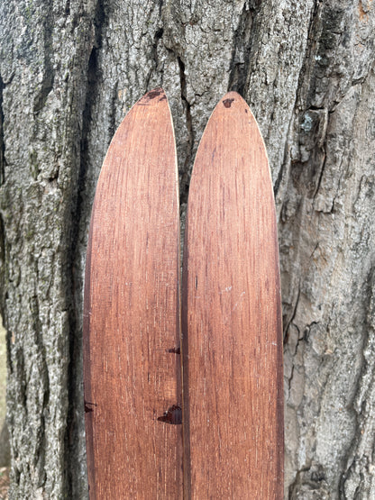 205cm Toppen "Tur-Lett" Wood Cross-Country Skis - BRAND NEW - 1970s, from Norway!!!!!!