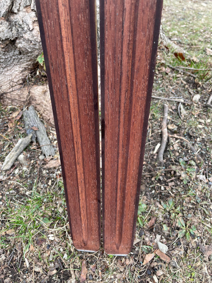 205cm Toppen "Tur-Lett" Wood Cross-Country Skis - BRAND NEW - 1970s, from Norway!!!!!!