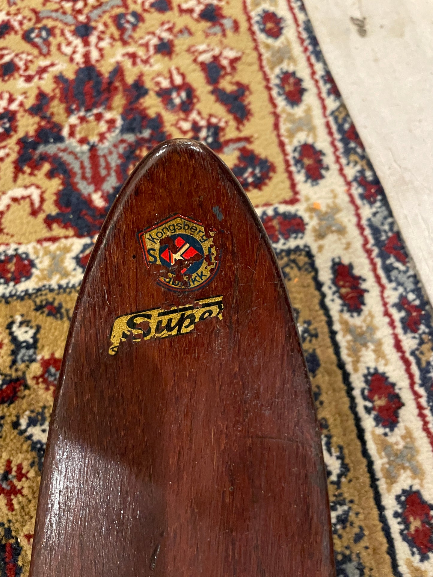 230cm Kongsberg Wood Jumping Skis from Early 1960s - Fabulous Condition!!!