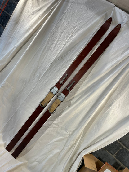230cm Kongsberg Wood Jumping Skis from Early 1960s - Fabulous Condition!!!