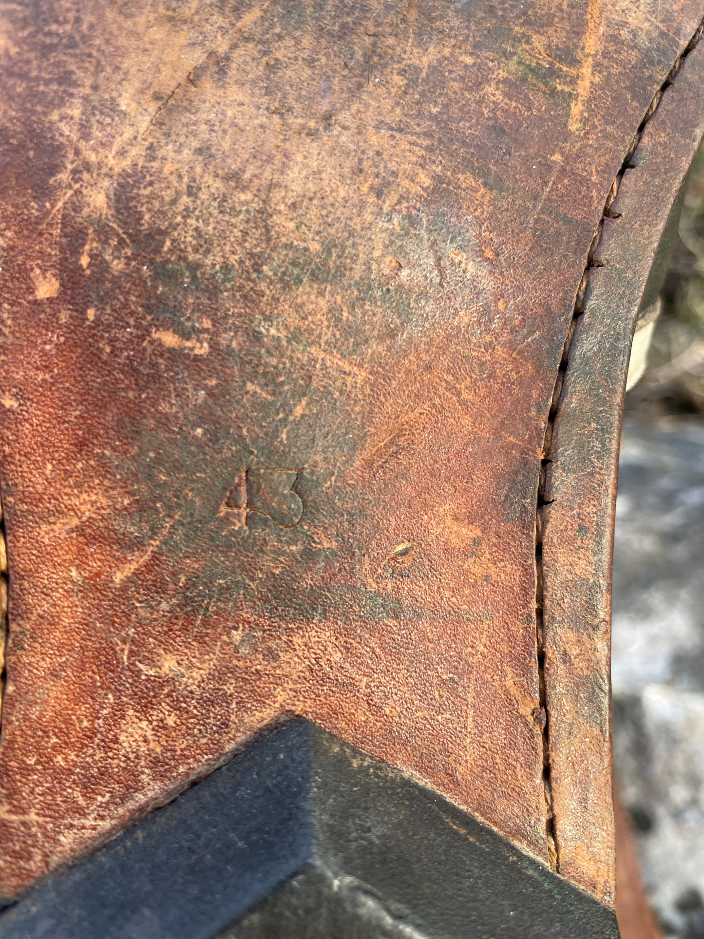 Size 43 (US Men's 9.5/10) 1960s Finnish Cross-Country Skiing Racing Boots - All Leather!!!!