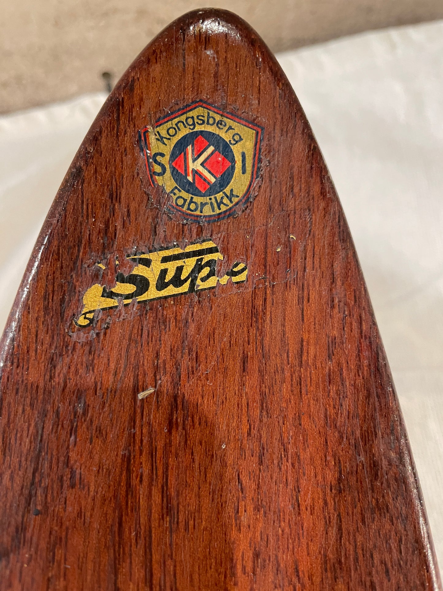 230cm Kongsberg Wood Jumping Skis from Early 1960s - Fabulous Condition!!!