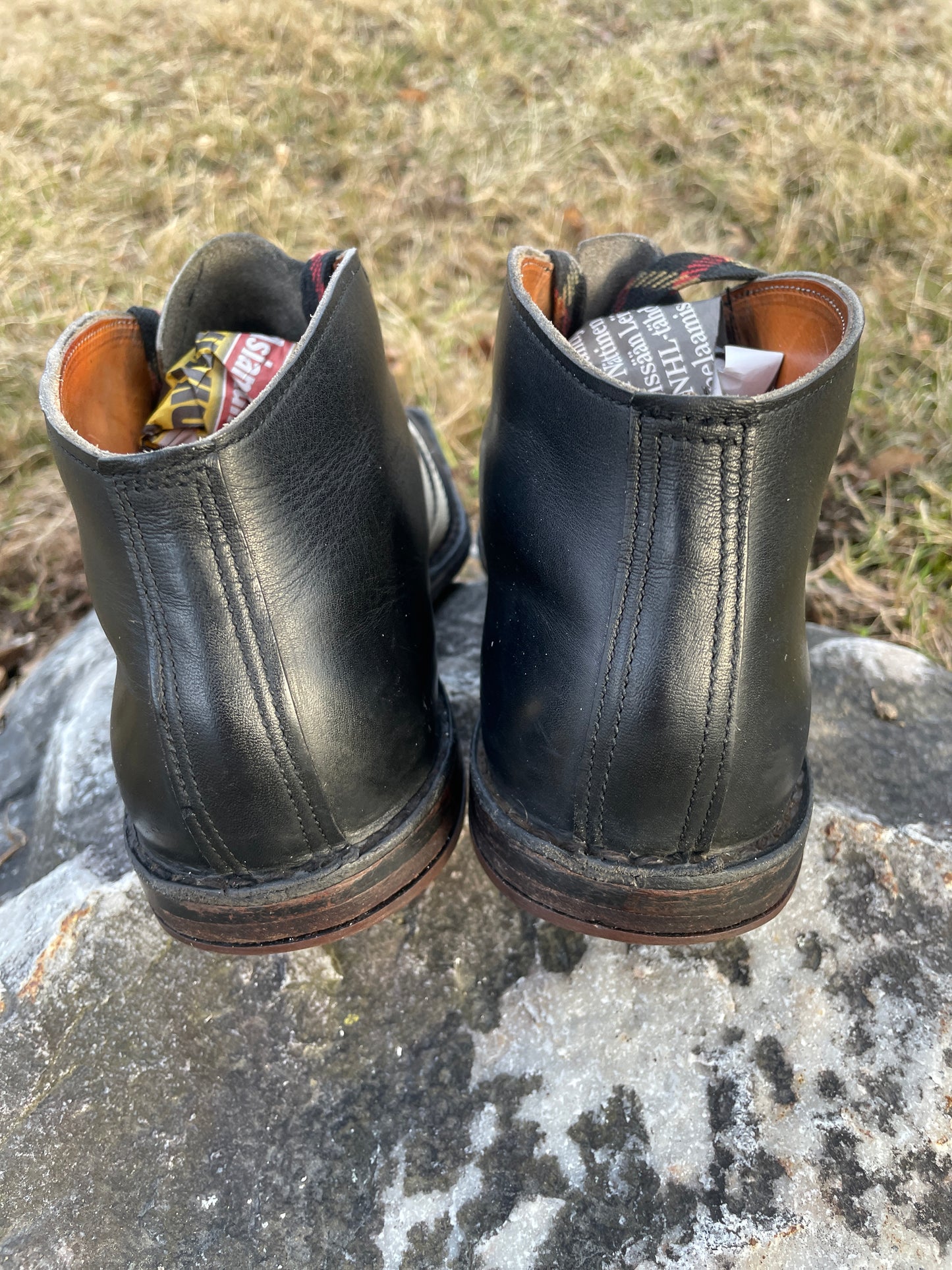Size 40 (US Women's 9/9.5) 1960s Norwegian Cross-Country Skiing Racing Boots - All Leather!!!!
