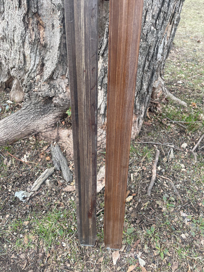 170cm Blå-Skia Wood Light Touring Cross-Country Skis - 1970s - Last Gasp for Wood!!!!