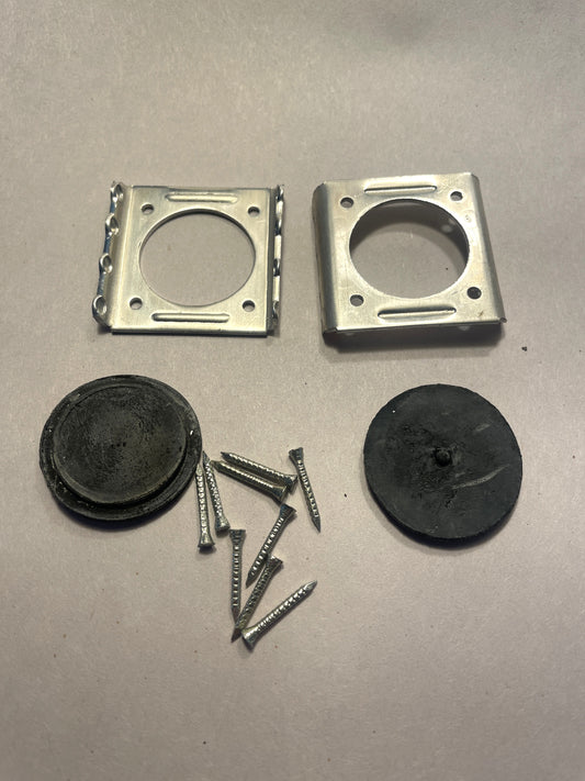 Grei (Norway) Replacement Heel Plates for Wood Skis - New Set!!!