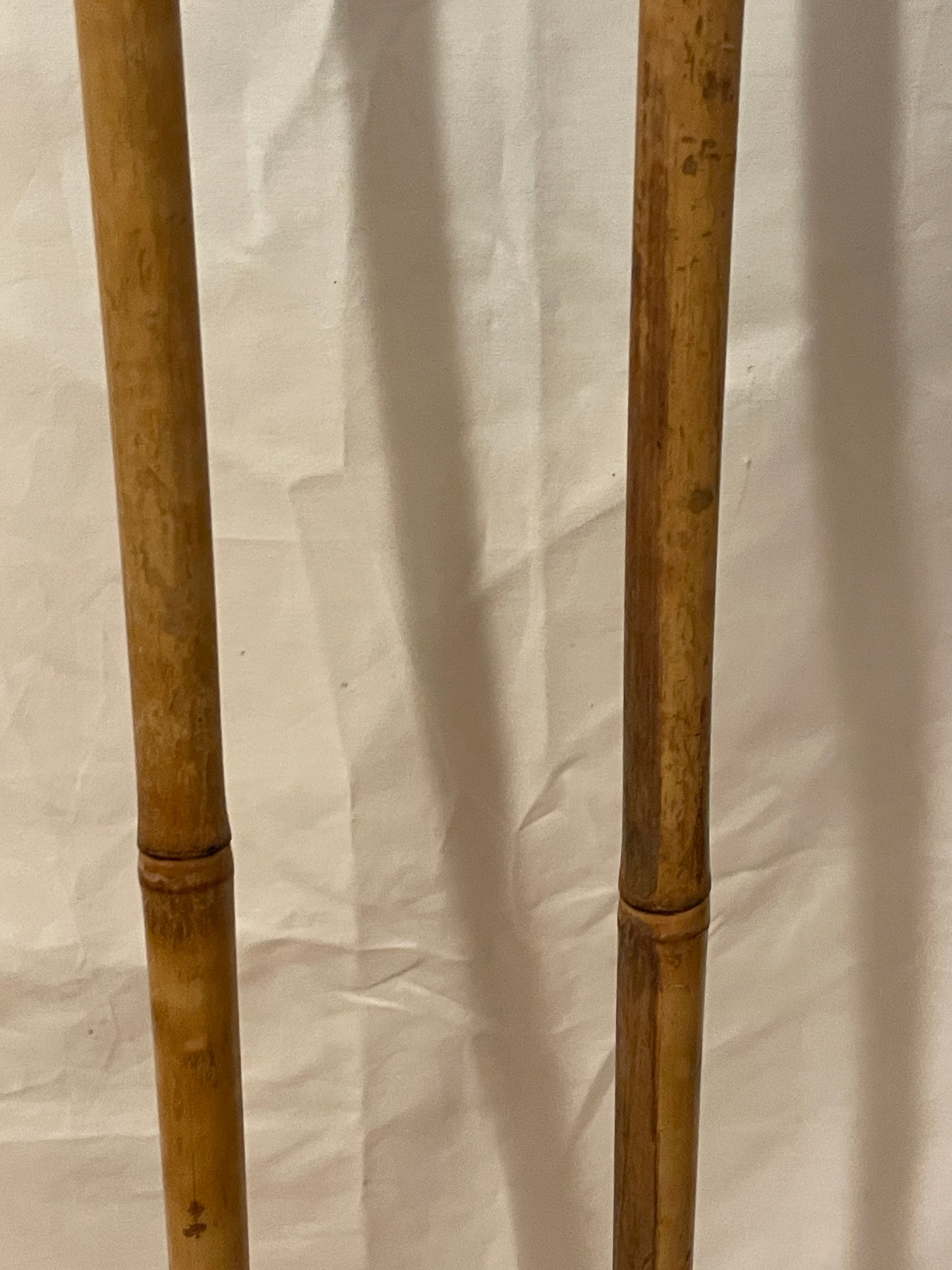 140cm Vintage Norwegian Bamboo Cross-Country Ski Poles - NICE!