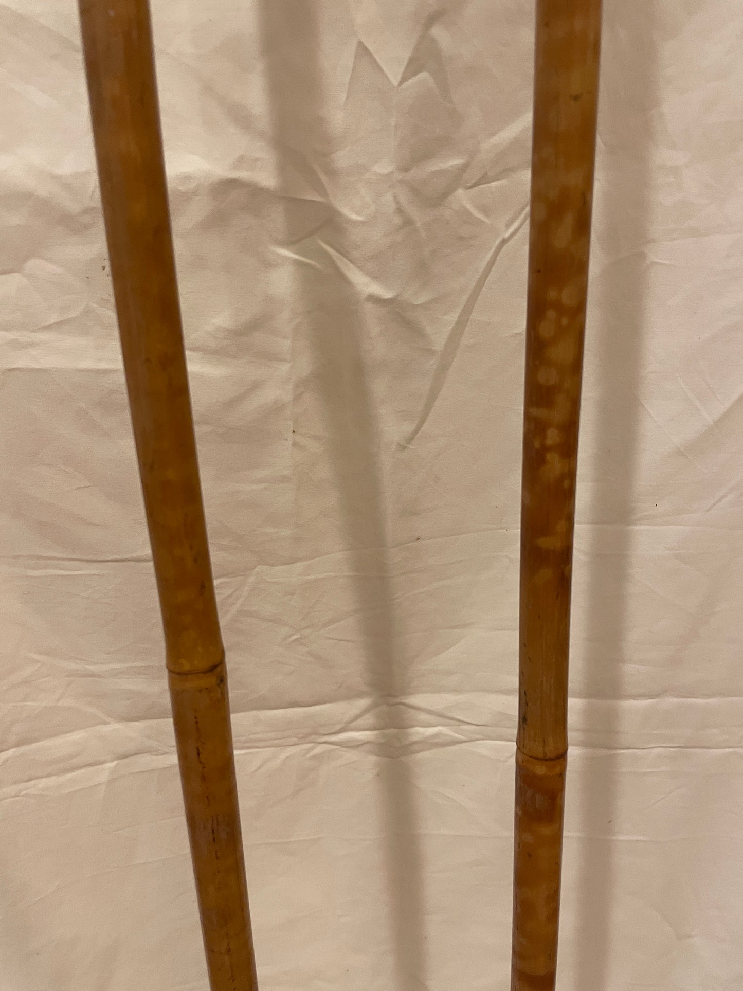 135cm Vintage Norwegian Bamboo Cross-Country Ski Poles - OLD SCHOOL!