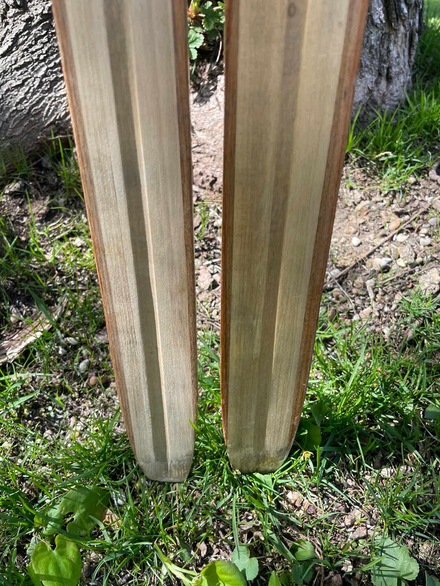 205cm Visu "Extra" 1970s Wood Cross-Country Racing Skis - from USSR!!!  Unused