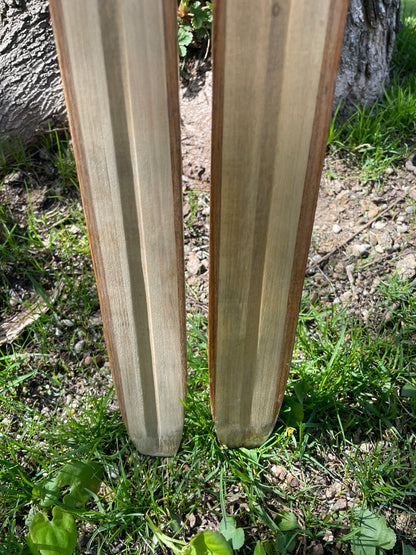 205cm Visu "Extra" 1970s Wood Cross-Country Racing Skis - from USSR!!!  Unused