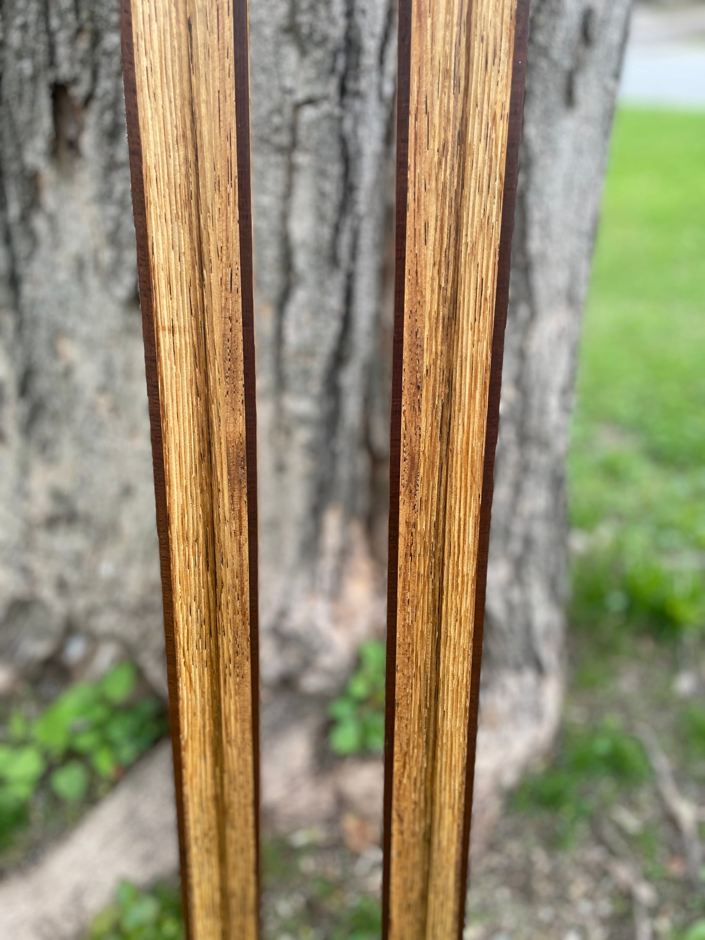 205cm Åsnes of Norway "Tur-Langrenn" 1970s Cross-Country Touring Skis - Lovely Red Color!!!