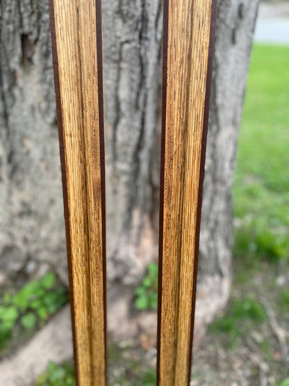 205cm Åsnes of Norway "Tur-Langrenn" 1970s Cross-Country Touring Skis - Lovely Red Color!!!