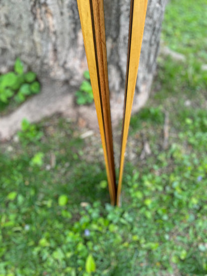 205cm "Populær" Tur-Langrenn Wood Cross-Country Skis - 1960s - BEAUTIFUL!!!