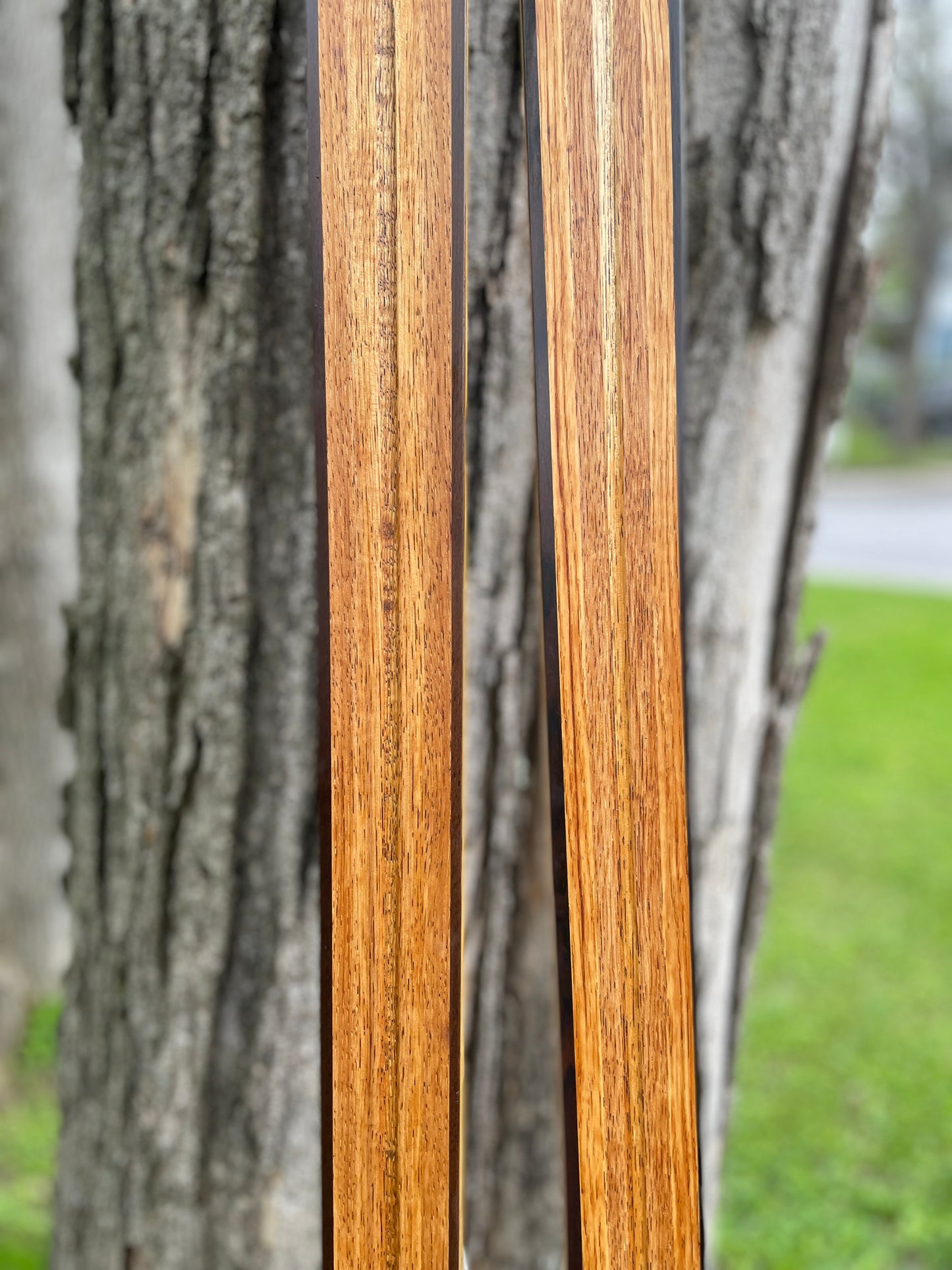 205cm "Populær" Tur-Langrenn Wood Cross-Country Skis - 1960s - BEAUTIFUL!!!