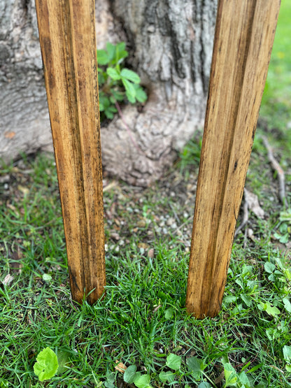205cm Eggen 1970s Wood Cross-Country Racing Skis - Professionally Restored