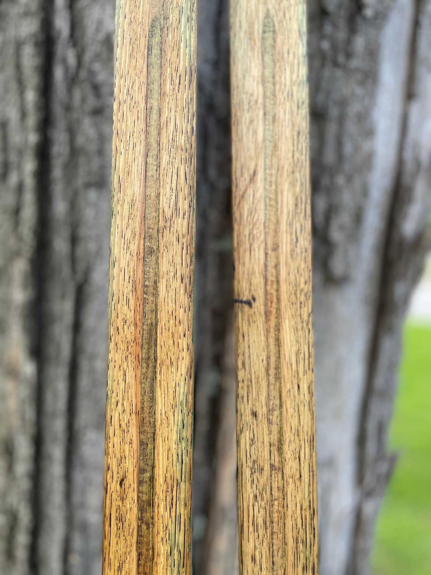 210cm Splitkein Sprint Green Early 1970s Nordic Racing Skis - RARE!!!