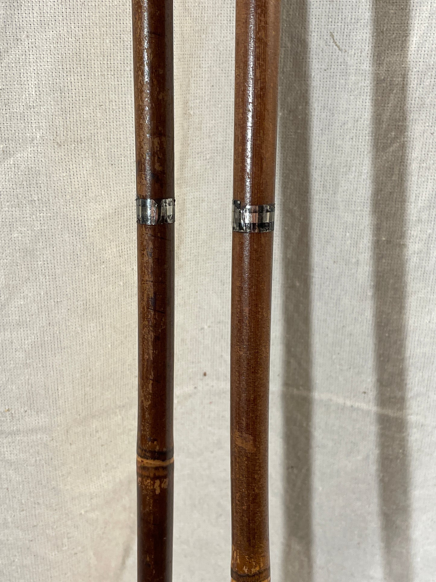 140cm Moon (Sweden) Bamboo Cross-Country Ski Poles - 1960s - RARE