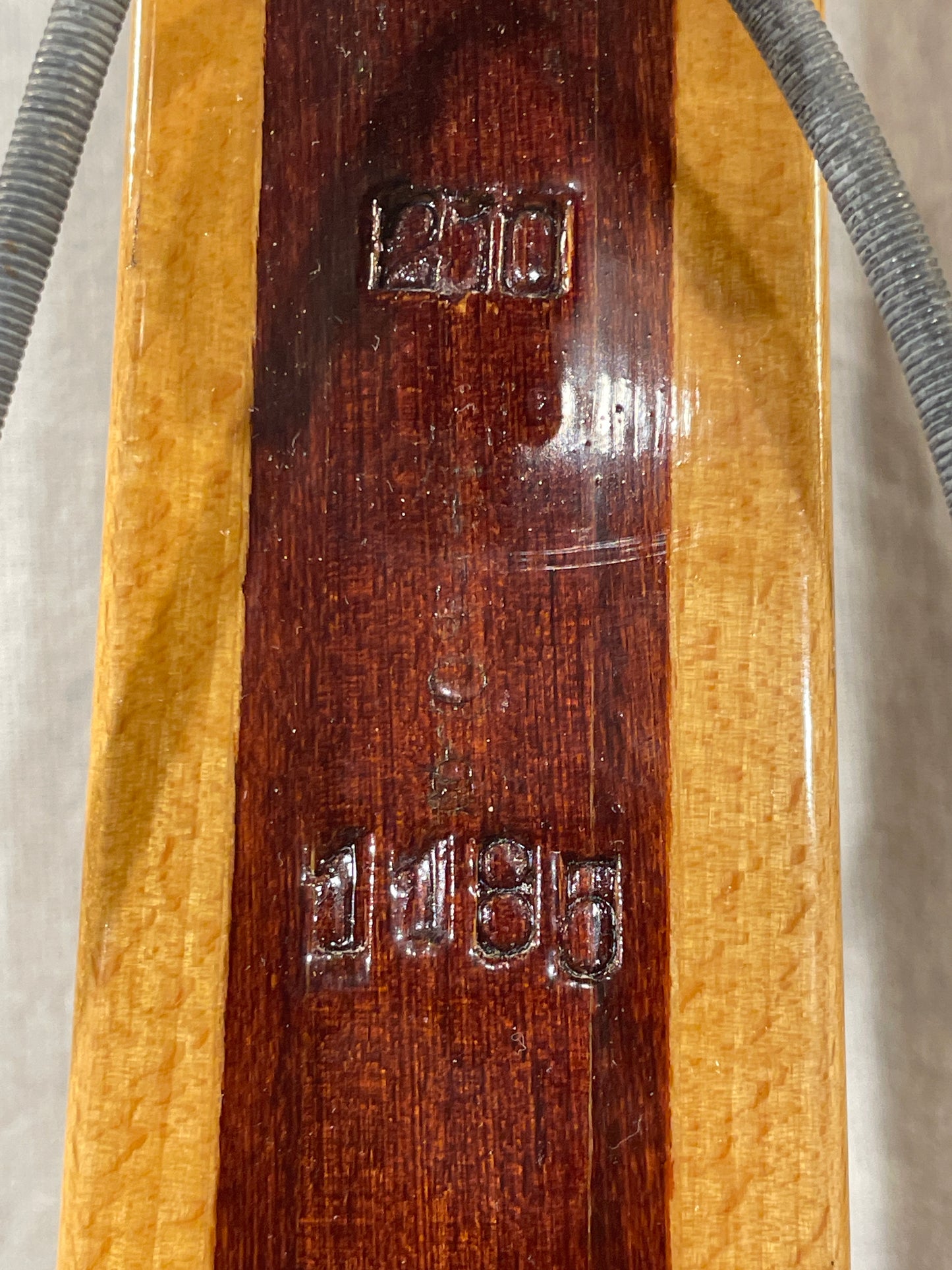 210cm Splitkein Mid-1960s Wood Cross-Country Touring Skis - Great Condition!
