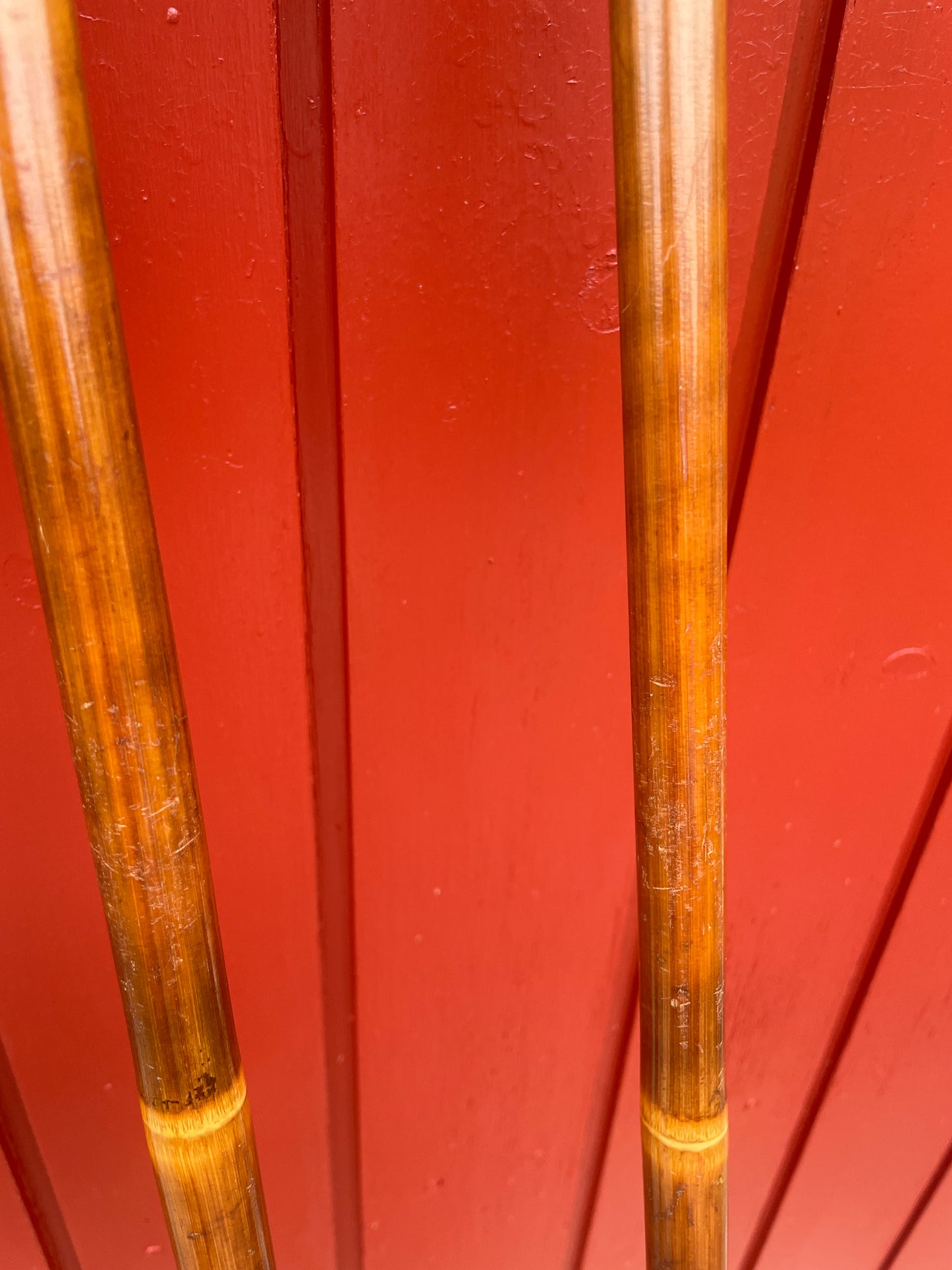 145cm "Korpela" Bamboo Cross-Country Ski Poles - FINLAND SUOMI FINLAND - 1960s