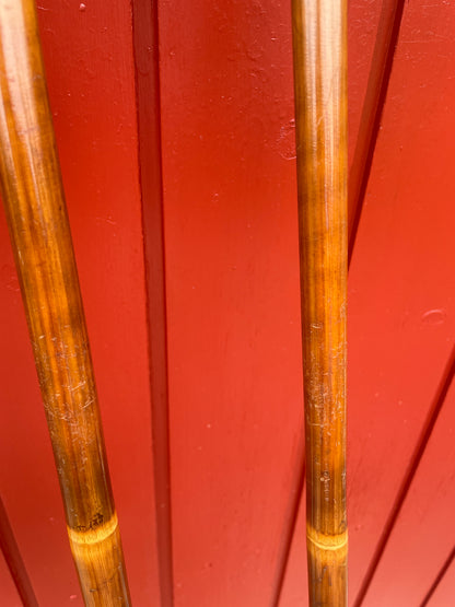 145cm "Korpela" Bamboo Cross-Country Ski Poles - FINLAND SUOMI FINLAND - 1960s