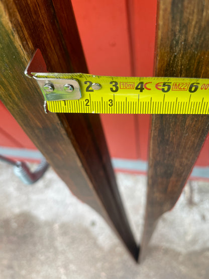 215cm Vintage Karhu "Retki" Wood Cross-Country Skis