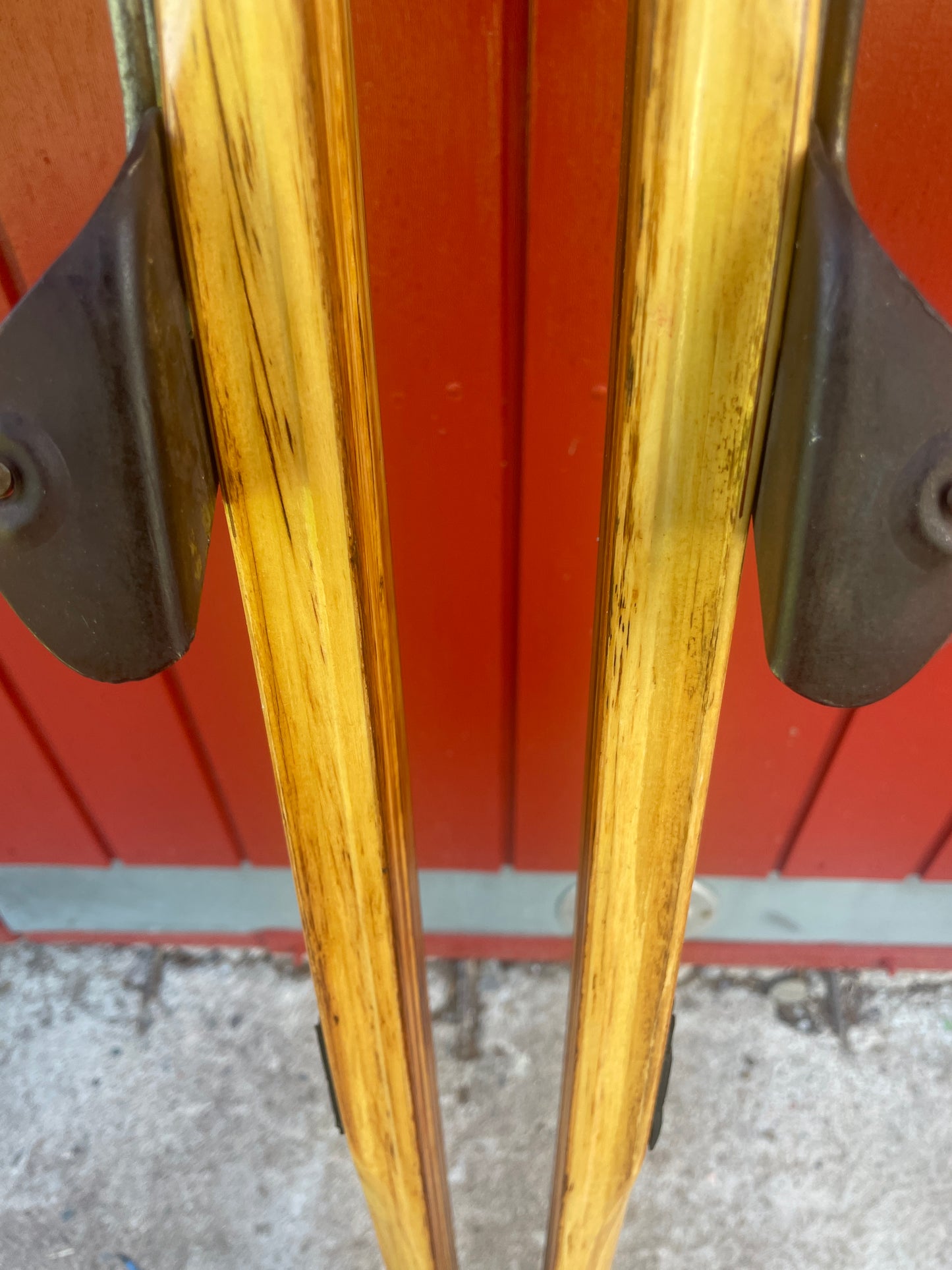 210cm Esko Järvinen Wood Cross-Country Racing Skis - 1974 - Highly Desirable Birch Base (Copy)
