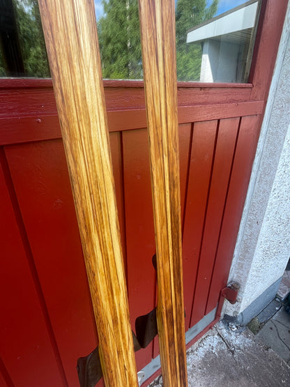 210cm Esko Järvinen Wood Cross-Country Racing Skis - 1974 - Highly Desirable Birch Base (Copy)