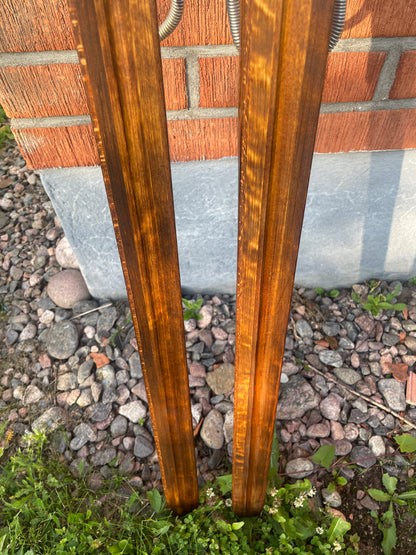 205cm Karhu "Lumi" Wood Cross Country Skis - Jofa Cable Bindings - Beautiful!!!