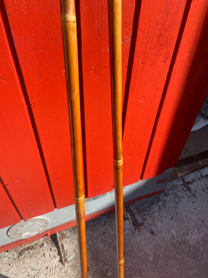 135cm "Korpela" Bamboo Cross-Country Ski Poles - FINLAND SUOMI FINLAND - 1960s