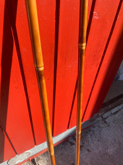 135cm "Korpela" Bamboo Cross-Country Ski Poles - FINLAND SUOMI FINLAND - 1960s
