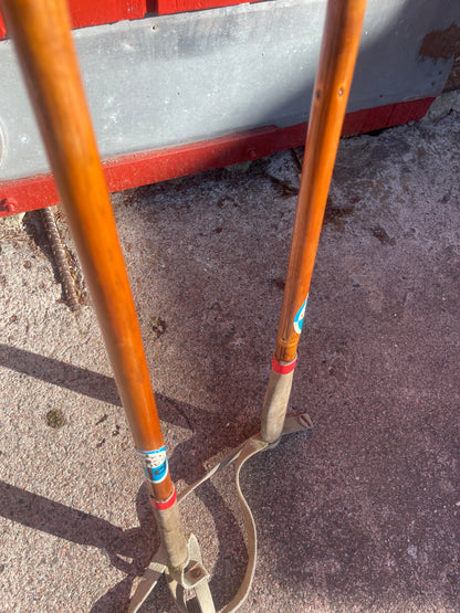 135cm "Korpela" Bamboo Cross-Country Ski Poles - FINLAND SUOMI FINLAND - 1960s