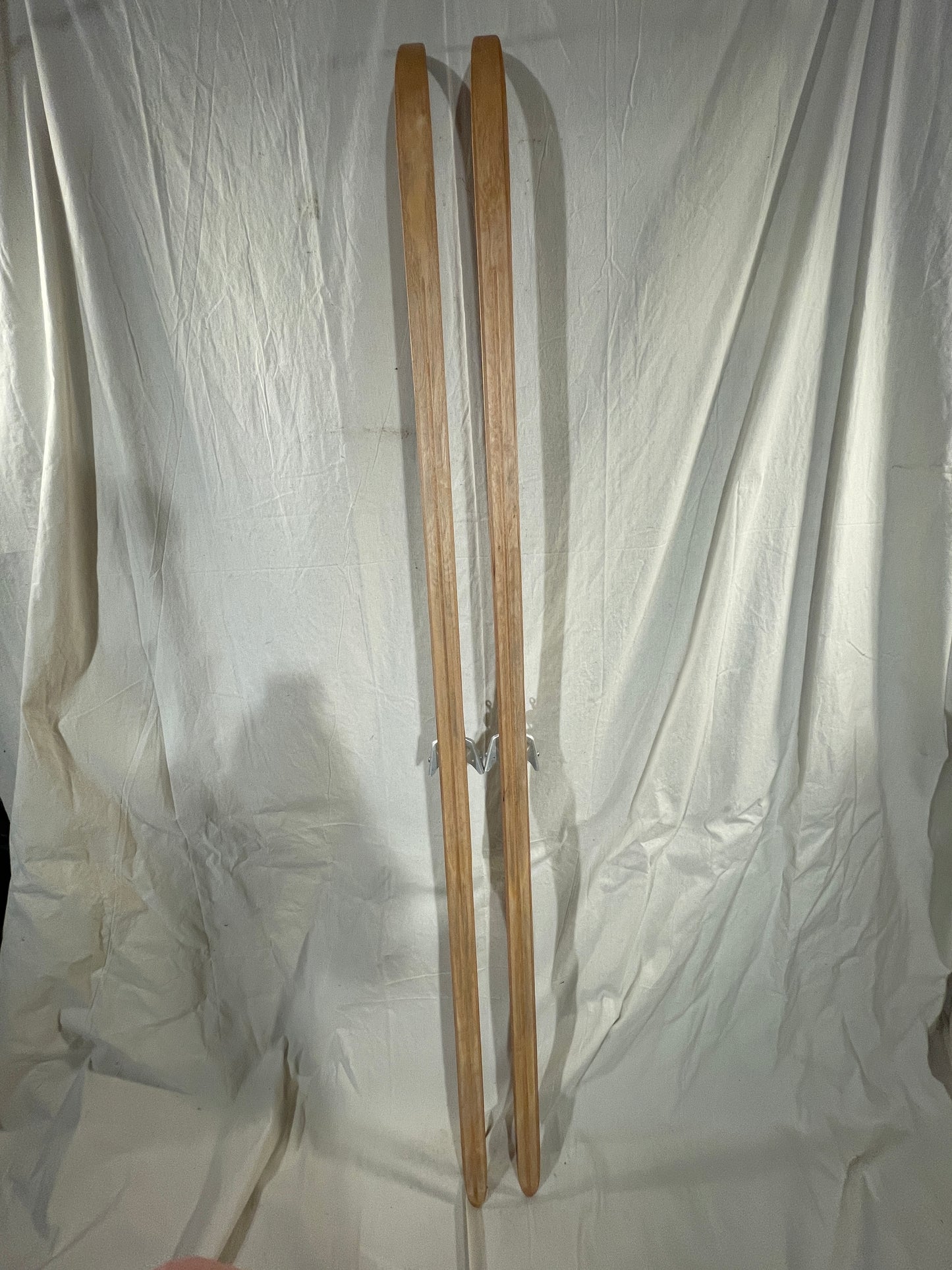 210cm Esko Järvinen Wood Cross-Country Racing Skis - Birch Base - Never Tarred