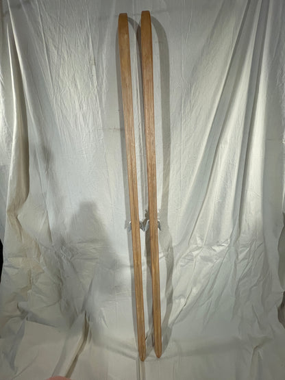 210cm Esko Järvinen Wood Cross-Country Racing Skis - Birch Base - Never Tarred