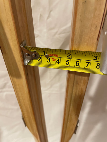 210cm Esko Järvinen Wood Cross-Country Racing Skis - Birch Base - Never Tarred