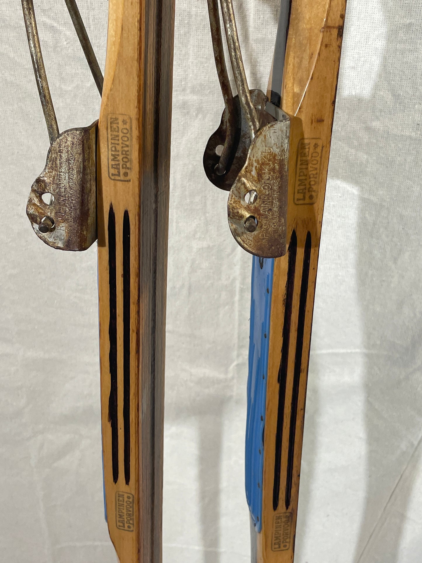 200cm Lampinen "Kilpa 5" Wood Cross-Country Racing Skis - 1970s - FINLAND!!!