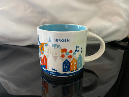 Starbucks "You Are Here" Coffee Mug - BERGEN, NORWAY!!!