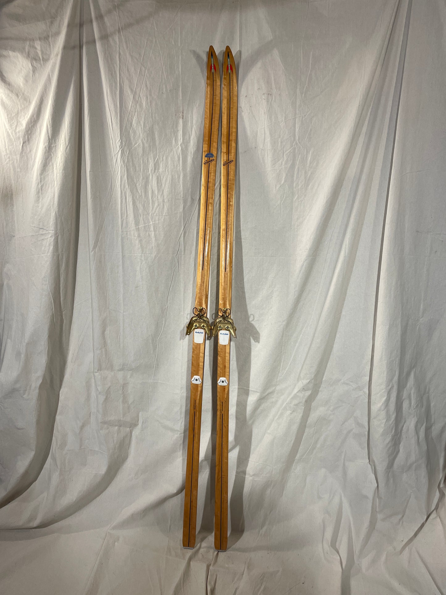 205cm Bonna "Konkurranse" Vintage Wood Cross-Country Racing Skis - NORWAY NORWAY - 1960!!!!