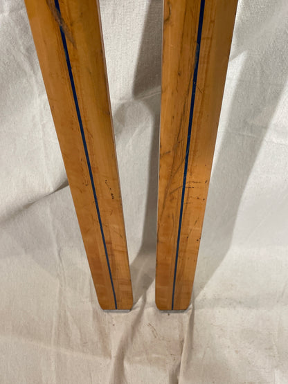 205cm Bonna "Konkurranse" Vintage Wood Cross-Country Racing Skis - NORWAY NORWAY - 1960!!!!