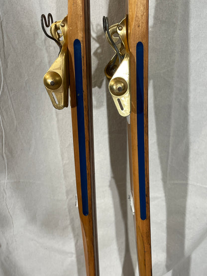 205cm Bonna "Konkurranse" Vintage Wood Cross-Country Racing Skis - NORWAY NORWAY - 1960!!!!