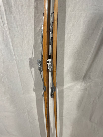 210cm Splitkein "Fjellski" Mountain Skis - Metal Edges - RARE RARE RARE - Just Discovered in Bergen, Norway!!!!