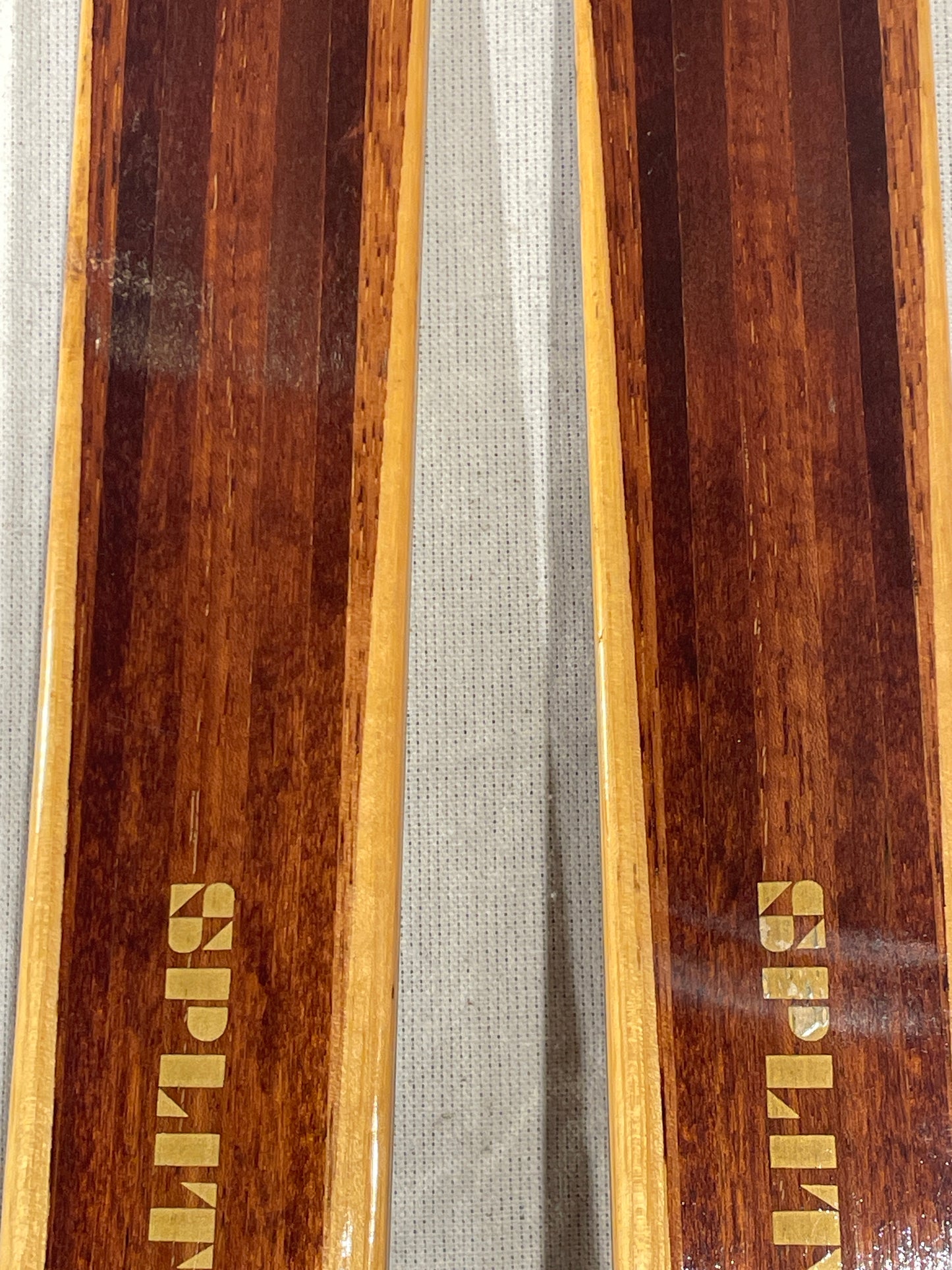 195cm Splitkein Early 1970s "Spesial" Wood Cross-Country Skis - Beautiful!  The Smell of Fresh PINE TAR!!!