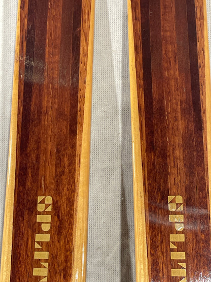 195cm Splitkein Early 1970s "Spesial" Wood Cross-Country Skis - Beautiful!  The Smell of Fresh PINE TAR!!!