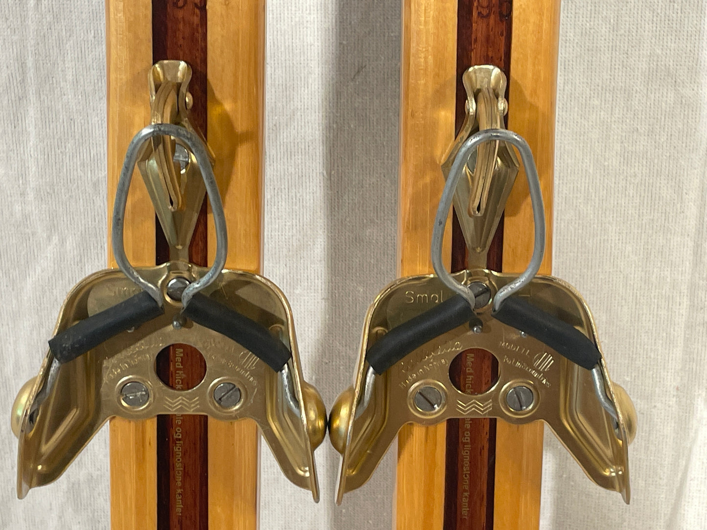 195cm Splitkein Early 1970s "Spesial" Wood Cross-Country Skis - Beautiful!  The Smell of Fresh PINE TAR!!!