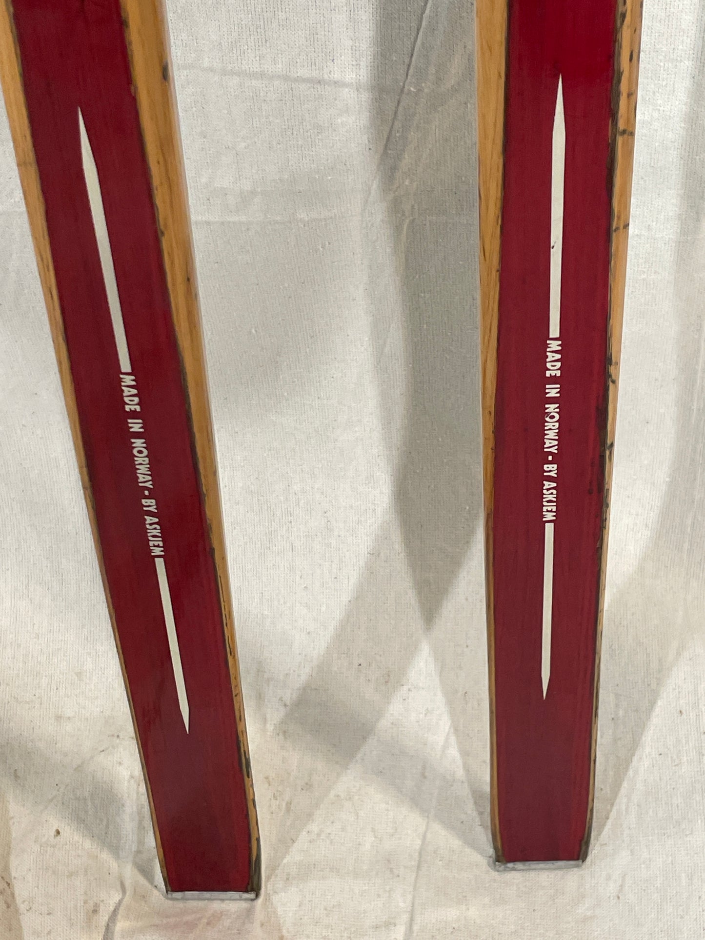 195cm Askjem Elite "Lett" Cross-Country Racing Skis - 1970s - BEAUTIFULLY RESTORED - Norway!!!