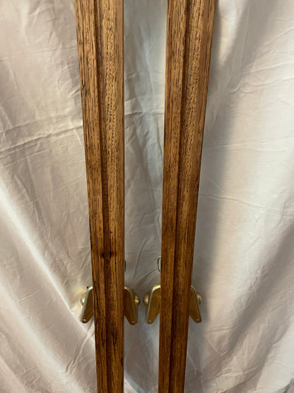 195cm Askjem "Elite" Early 1970s Wood Cross-Country Skis - The Smell of Fresh PINE TAR!!!