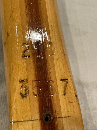 210cm Landsem Late 1960s Wood Cross-Country Racing Skis - NORWAY - Decals in Good Shape!