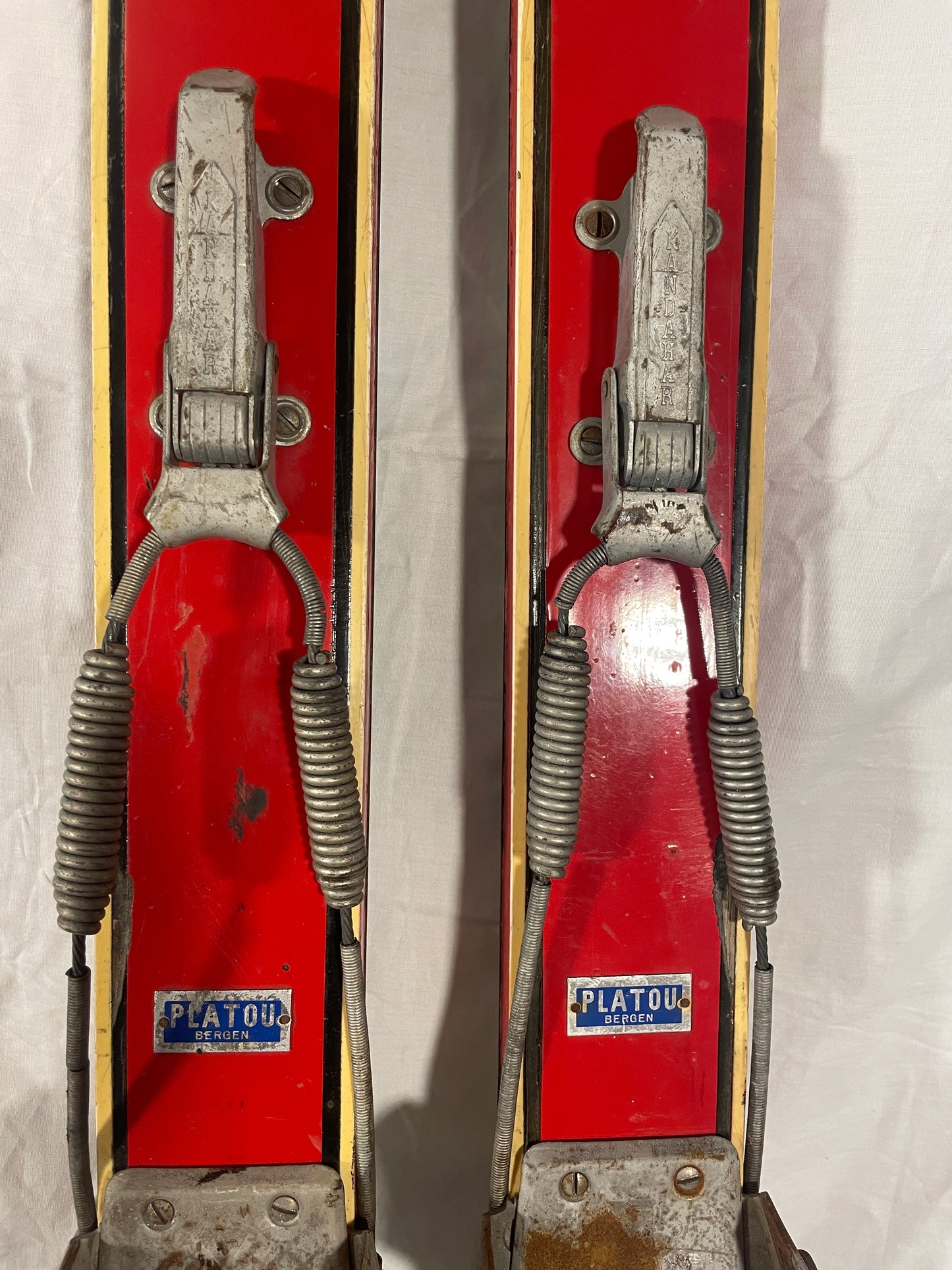 210cm Bonna of Norway Early 1960s Alpine/Backcountry Metal Edge Skis - RARE