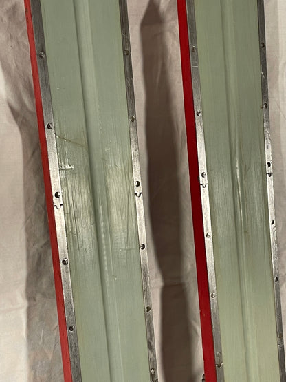 210cm Bonna of Norway Early 1960s Alpine/Backcountry Metal Edge Skis - RARE
