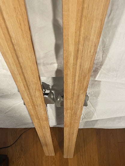 215cm Splitkein Early 1960s Wood Cross-Country Touring Skis - from NORWAY!!!