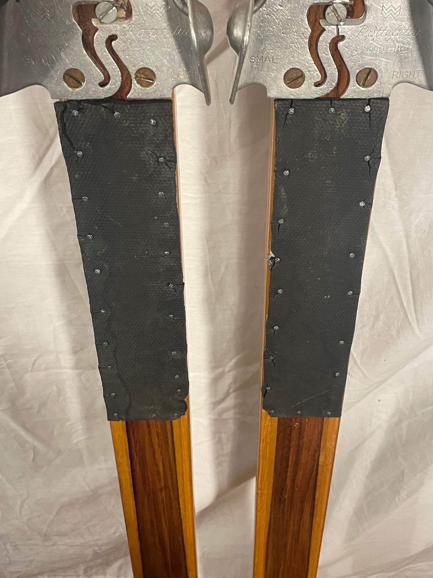 215cm Splitkein Early 1960s Wood Cross-Country Touring Skis - from NORWAY!!!
