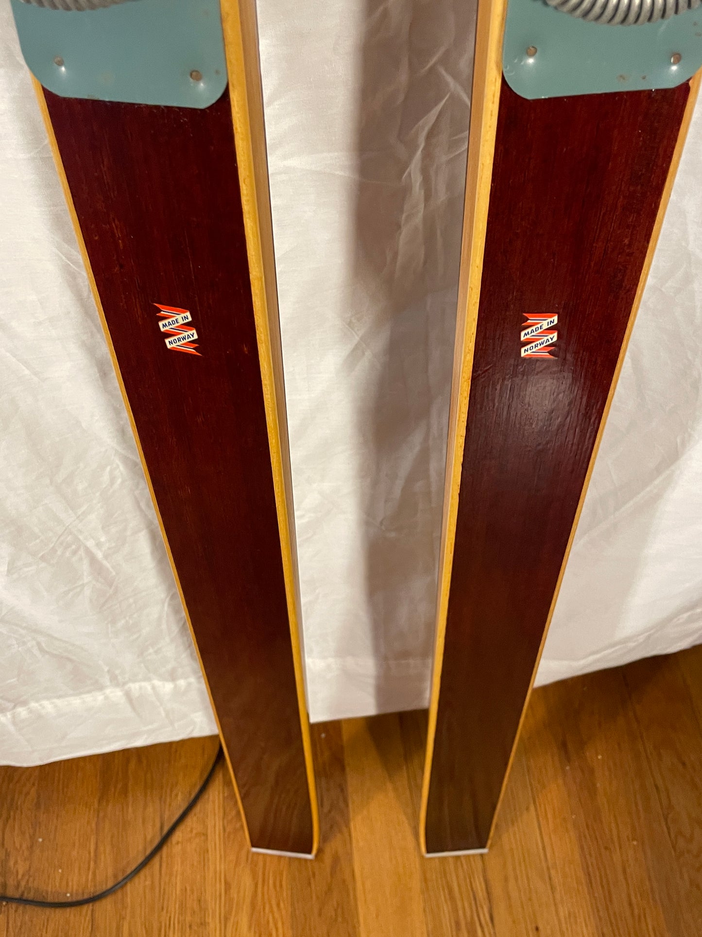 205cm Madshus "Clipper" Cross-Country Touring Skis - early 1960s - BARELY USED!!!